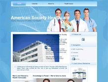 Tablet Screenshot of amshealthcare.org